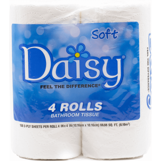 DAISY BATH TISSUE 4 ROLLS