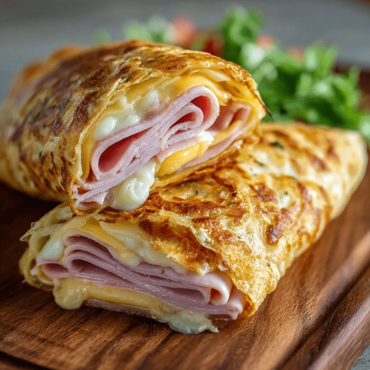 Crêpes jambon fromage
