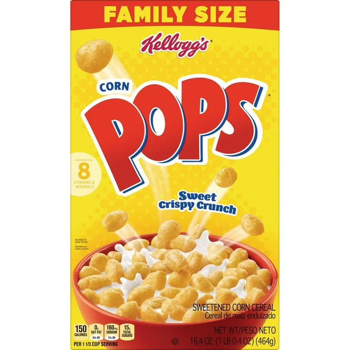 KELLOGG’S POPS FAMILY SIZE 16. 4 OZ